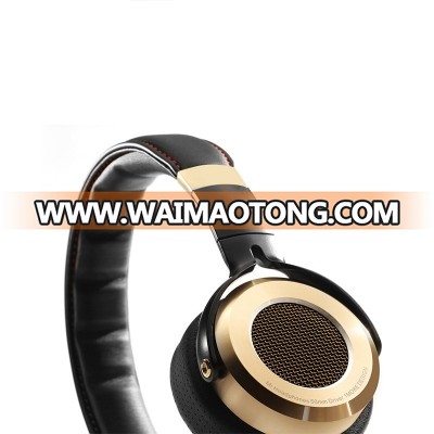 New Original Xiao Mi HiFi Headphone 50mm Beryllium diaphragm stereo Earphone With Microphone Gold + Black Luxury Gaming Headset