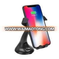 Wireless Car Charger Holder For iPhone 8/X/XR/XS/MAX Samsung Galaxy S9 S8 S7 S6 Standard 10W Fast Qi Wireless Charging Pad